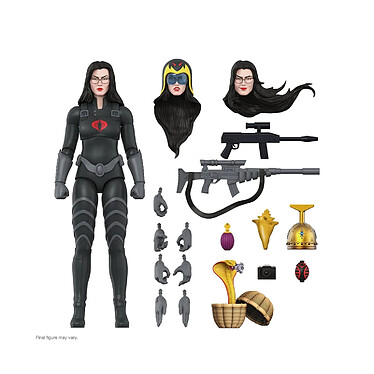 G.I. Joe - Figurine Ultimates Baroness (Black Suit) 18 cm pas cher