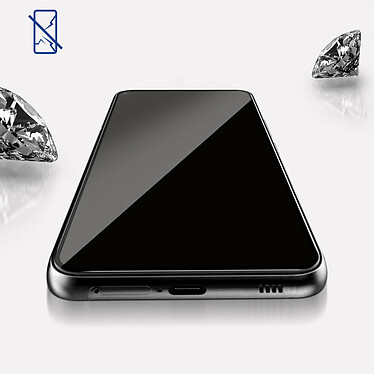 3mk Film pour Realme GT Neo 2 Verre Trempé 9H Bords Incurvé Hardglass Max Lite  Noir pas cher