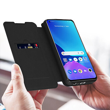 Acheter Myway Étui pour Realme GT Master Edition Portefeuille Fonction Support Vidéo Recyclable  Noir