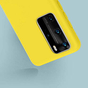 Avis Avizar Coque Huawei P40 Pro Semi-rigide Mat Finition Soft Touch Compatible Qi Jaune