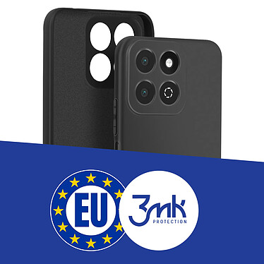 3mk Coque pour Honor 200 Smart Antichoc Souple Mat Noir pas cher