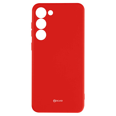 Roar Coque pour Samsung S23 Silicone Souple Finition mate  Colorful Jelly Rouge