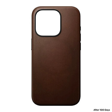 Avis Nomad Coque Modern Cuir pour iPhone 15 Pro Marron