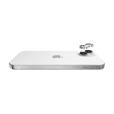 Acheter CASE MATE Verre de protection caméra pour iPhone 15/15 Plus avec Anneau en Aluminium Twinkle Argent