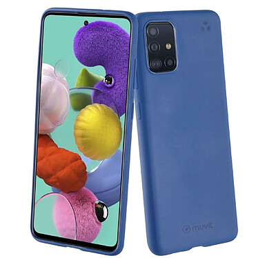 Avis Muvit Coque pour Samsung Galaxy A51 RECYCLETEK Eclipse SOFT Bleu