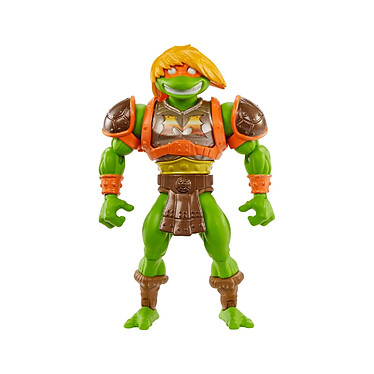 MOTU x TMNT: Turtles of Grayskull - Figurine Michelangelo 14 cm