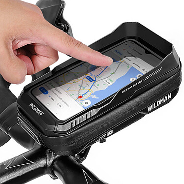 Acheter Wildman Sacoche Vélo Étanche Capacité 0.5L Fenêtre Tactile Rotatif 360°  XT3X Noir