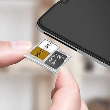 Avis Clappio Tiroir Carte SIM de Remplacement pour Samsung Galaxy A40 Blanc