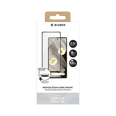 BigBen Connected Protection d'Écran pour Google Pixel 7a en Verre Trempé 2.5D Transparent pas cher