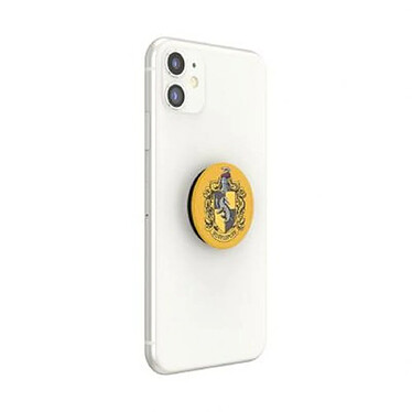 Acheter PopSockets Pop Grip pour Smartphones Standard avec Logo de Hufflepuff Noir / Jaune