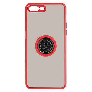 Avizar Coque iPhone 7 Plus et 8 Plus Bi-matière Bague Métallique Support rouge