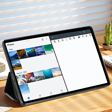 Avis Avizar Housse pour Xiaomi Redmi Pad SE Clapet Trifold Support vidéo / clavier Mise en Veille  Noir
