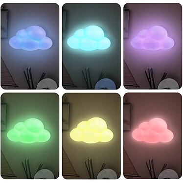 Avis BIGBEN BTLSWCLOUD - Enceinte sans fil lumineuse murale et veilleuse Nuage