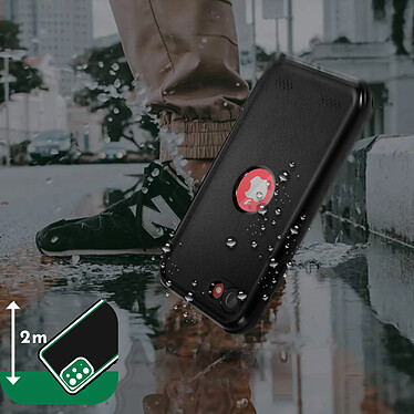 Acheter Redpepper Coque Pour iPhone SE 2020 / 8 / 7 Hybride Waterproof Film Écran  Noir