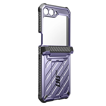 Supcase Coque pour Samsung Galaxy Z Flip 5 Antichoc Multicouche Clip ceinture Unicorn Beetle Pro  Mauve