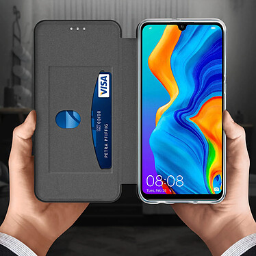 Acheter Avizar Étui Huawei P30 Lite/P30 Lite XL Simili-Cuir Porte-carte Support Vidéo Noir