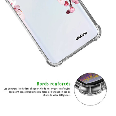 Acheter Evetane Coque Samsung Galaxy A40 anti-choc souple angles renforcés transparente Motif Cerisier