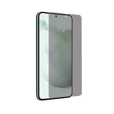 Tiger Verre Trempé pour Samsung Galaxy S23+/S22+ Confidentiel Ultra-résistant Noir transparent