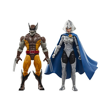 Wolverine 50th Anniversary Marvel Legends - Pack 2 figurines Wolverine & Lilandra Neramani 15 c