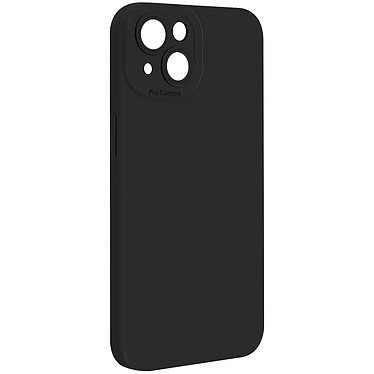 Avizar Coque pour iPhone 14 Silicone Mat Protection Caméra Noir