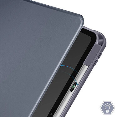 Acheter Avizar Étui pour iPad Pro 11 2024 Clapet Support Rotatif avec Protège Caméra Gris Lavande