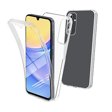 Evetane Coque 360 Samsung Galaxy A15 integrale protection avant arriere silicone transparente Motif