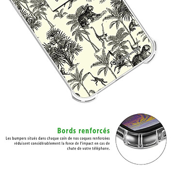 Acheter LaCoqueFrançaise Coque Xiaomi Redmi 9T Silicone antichocs Solides coins renforcés  transparente Motif Botanic Evasion