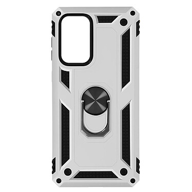 Avizar Coque pour Samsung Galaxy A33 5G Antichoc Bi-matière Bague Support Vidéo argent