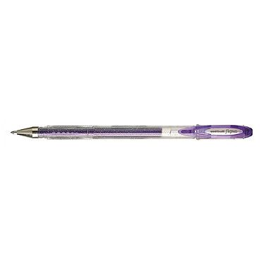 UNI-BALL Roller encre gel Signo UM120SP pointe large 1mm Violet Pailleté x 12