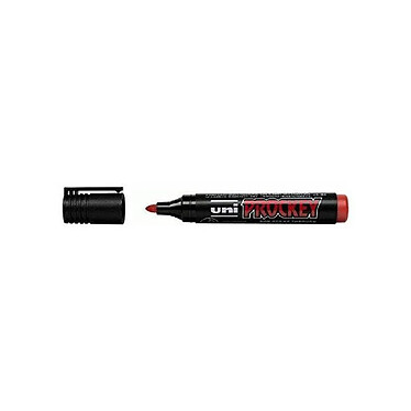 UNI-BALL Marqueur PROCKEY PM122 Pointe conique moyenne 1,8 - 2,2mm Rouge x 12