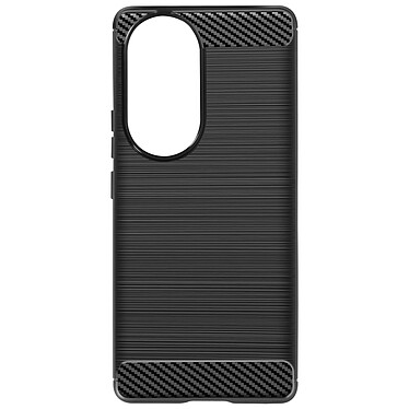 Avizar Coque pour Honor 90 Effet Carbone Silicone Flexible Antichoc  Noir