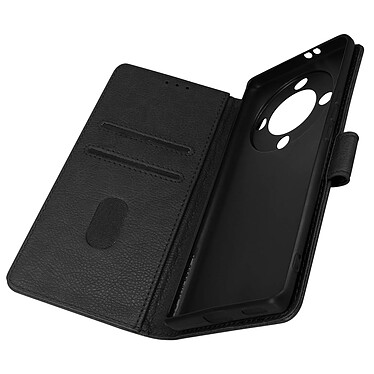 Avizar Housse pour Honor Magic 5 Lite 5G Clapet Portefeuille Fonction Support Vidéo  noir