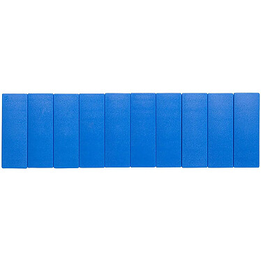 Avis MAUL Boite de 10 Aimants MAULsolid 54x19 mm Puiss. 1 kg Bleu