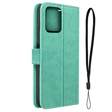 Avizar Étui Mandala Fleur pour Xiaomi Redmi 10 et Redmi 10 2022 Portefeuille Support Vidéo  Vert