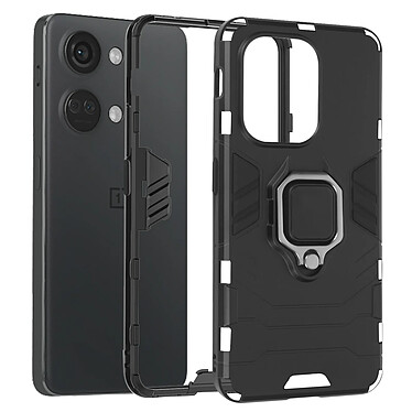 Avizar Coque pour OnePlus Nord 3 5G Hybride Antichoc Anneau Support  Noir pas cher