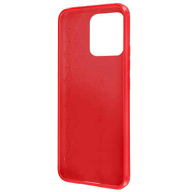 Avizar Coque pour Xiaomi 13 Renforcée Souple Carbone Effet Brossé  Rouge