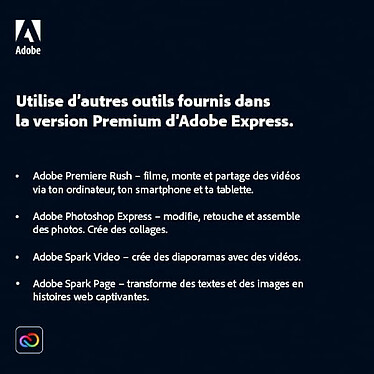 Adobe Express Premium + Bitdefender Total Security - Abonnement 1 an - 1 utilisateur - A télécharger pas cher