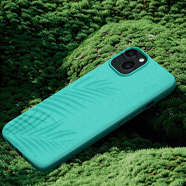 Avis Avizar Coque pour iPhone 15 Silicone gel Anti-traces Compatible QI 100% Recyclable  Turquoise