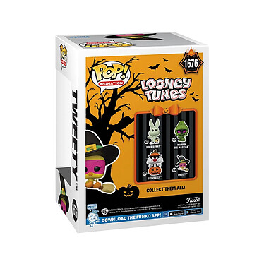 Avis Looney Tunes - Figurine POP! Halloween Tweety(Witch) 9 cm