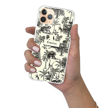 LaCoqueFrançaise Coque iPhone 11 Pro 360 intégrale transparente Motif Botanic Evasion Tendance pas cher