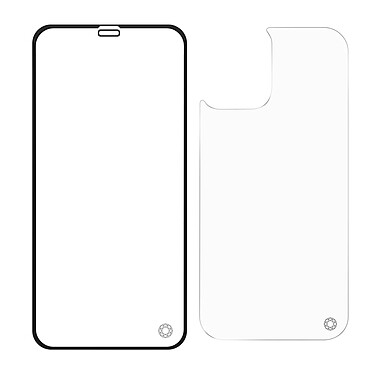 Force Glass Film Avant et Arrière pour iPhone 12 Mini Garantie à vie  Transparent