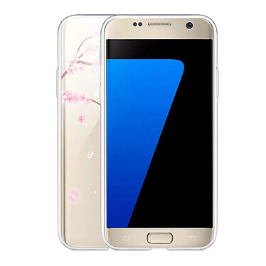 Avis Evetane Coque Samsung Galaxy S7 360 intégrale transparente Motif Chat et Fleurs Tendance