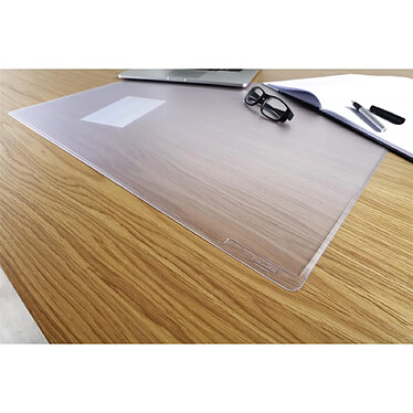 DURABLE Sous-mains DURAGLAS Antireflet souple 53 x 40 cm Transparent x 5 pas cher