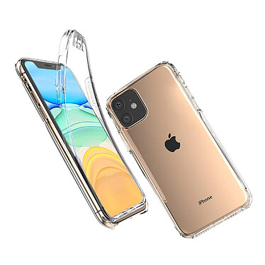 Acheter LaCoqueFrançaise Coque compatible avec iPhone 11 360° intégrale protection avant arrière silicone transparente Motif