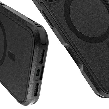 Acheter 4smarts Coque MagSafe pour iPhone 16 Antichoc avec Bords Surélevés Noir