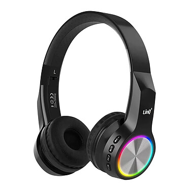 Casque Bluetooth RGB Rétroéclairage LED Kit Main Libre LinQ Noir