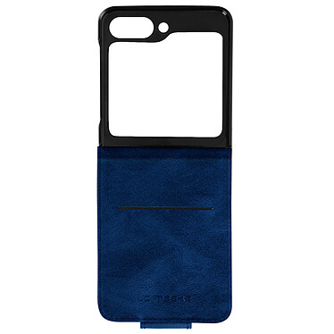 Avizar Étui pour Samsung Galaxy Z Flip 5 Clapet Vertical Porte-Carte Anti-RFID  Bleu Nuit