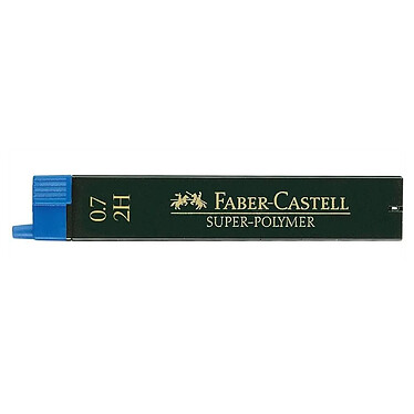 FABER-CASTELL Boîte de 12 Mines Super Polymère 9065 S 0,7 mm 2H x 12