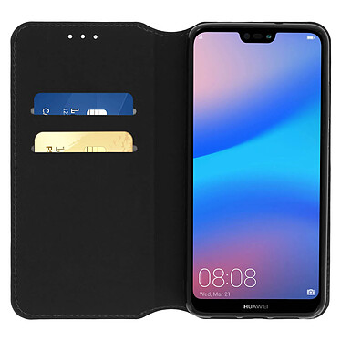 Avis Avizar Etui Huawei P20 Lite Housse folio Porte-carte Fonction Support Noir