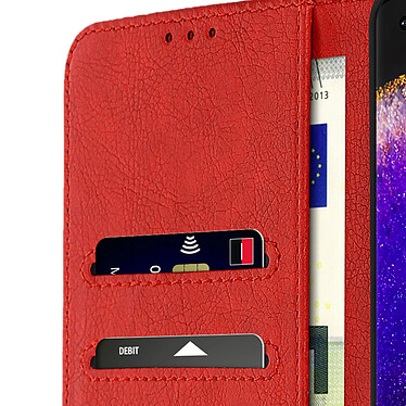 Acheter Avizar Étui pour Oppo Find X5 Clapet Portefeuille Support Vidéo  Rouge